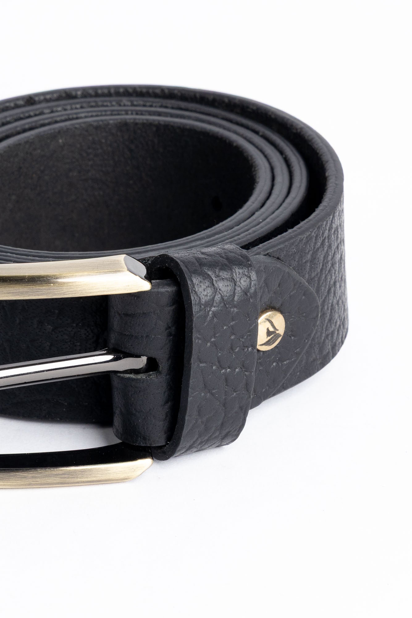 Textured Leather Belt
