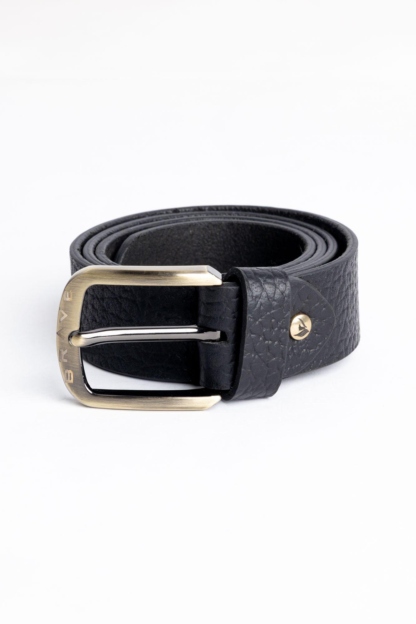 Textured Leather Belt