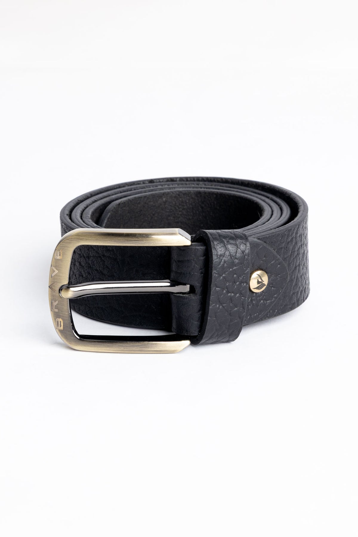Textured Leather Belt