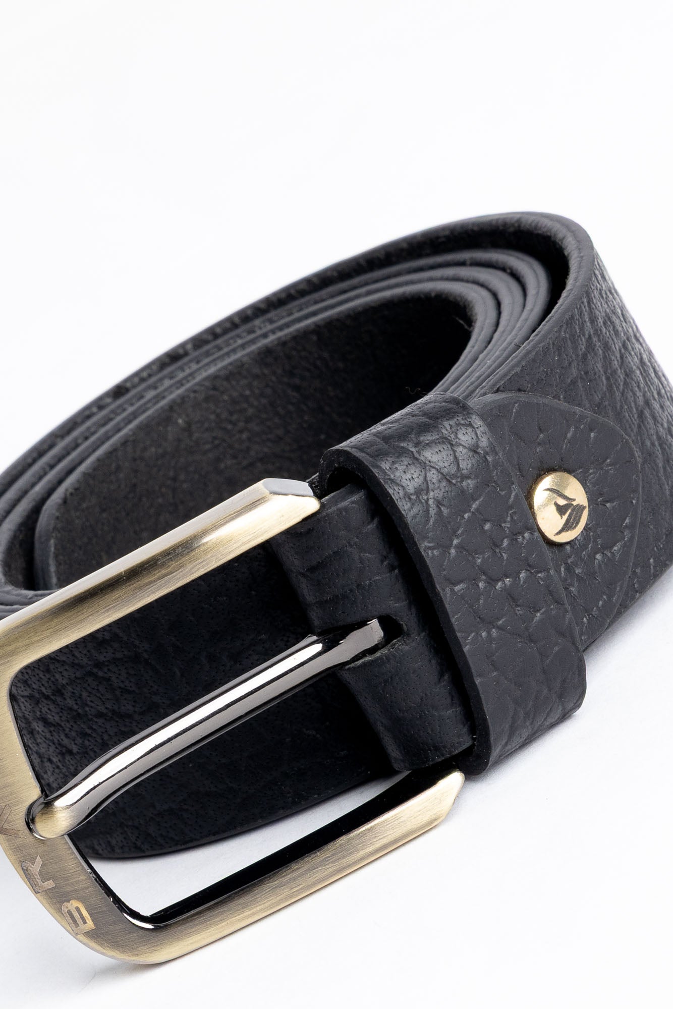 Textured Leather Belt