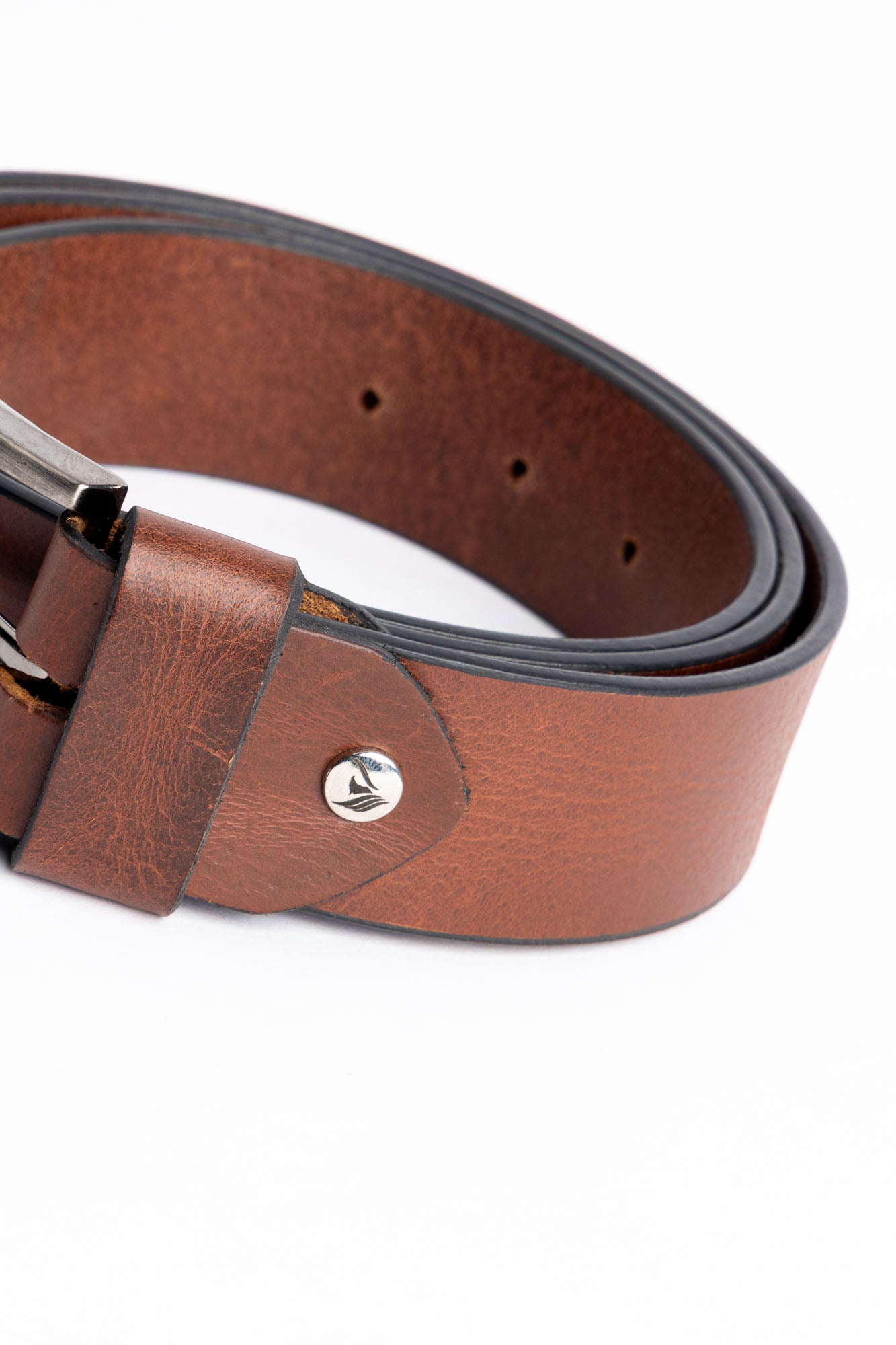 Shaded Leather Belt