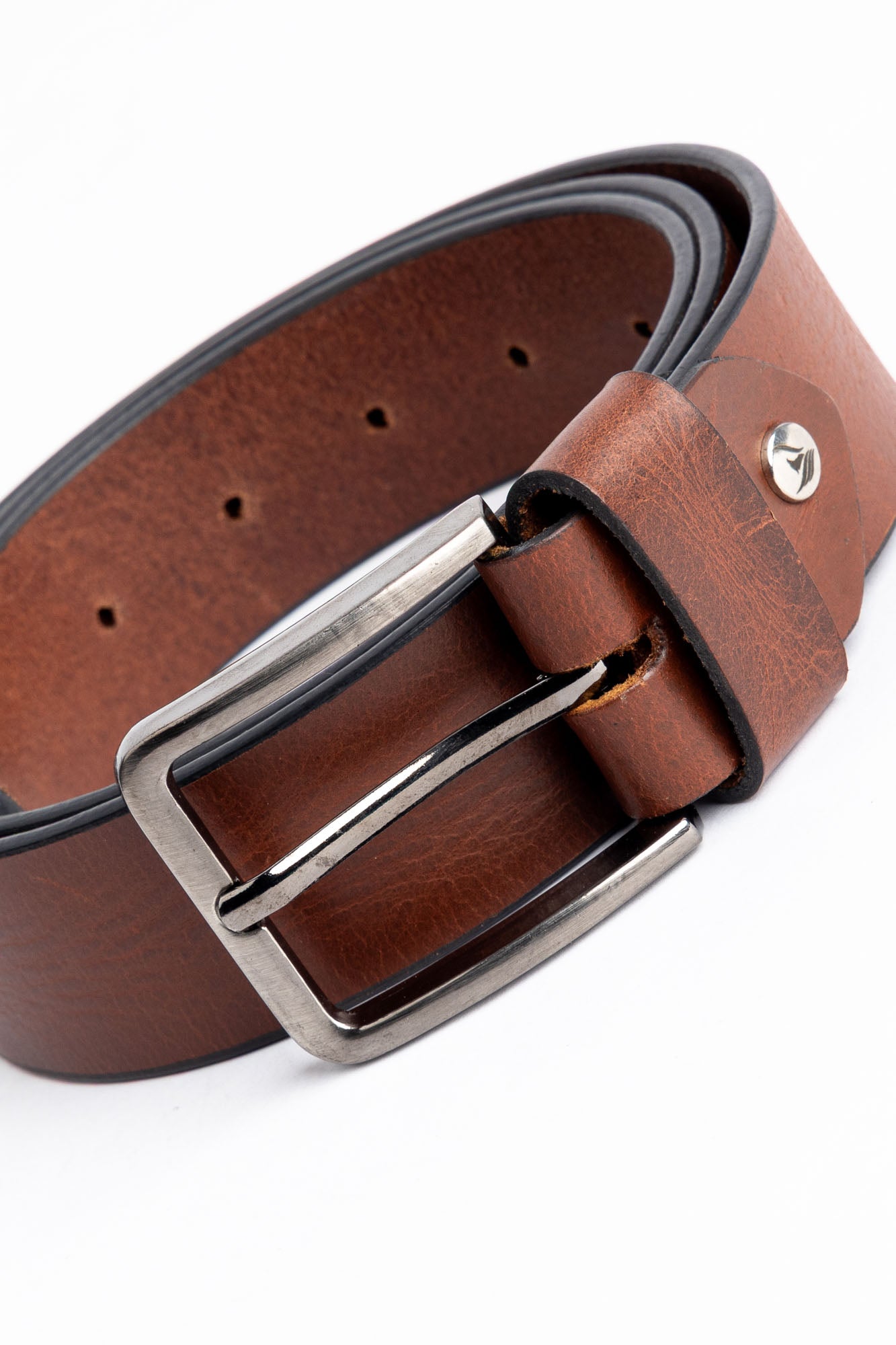 Shaded Leather Belt