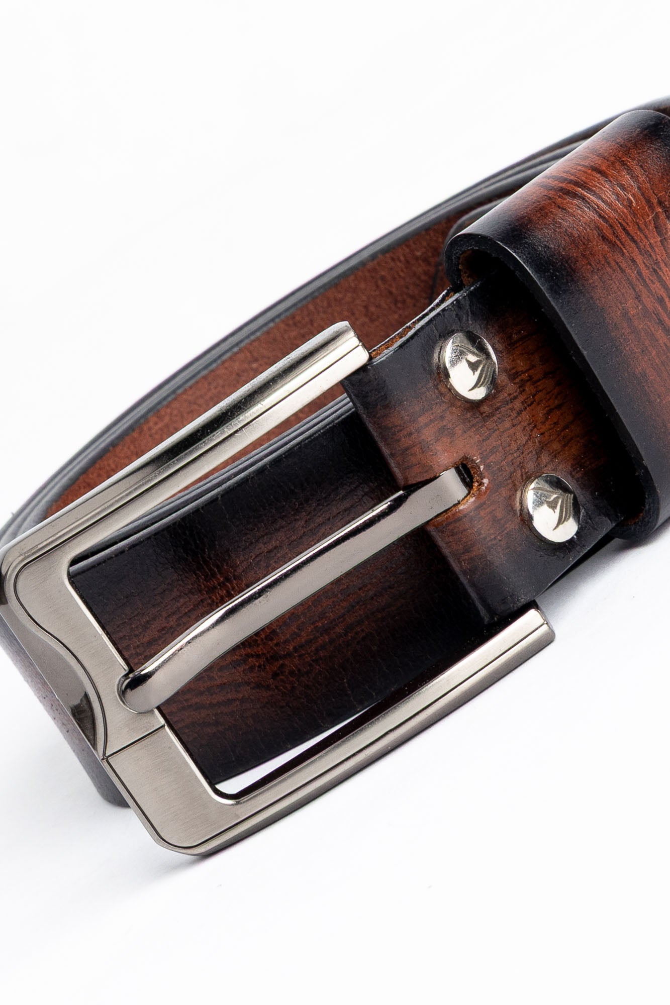 Shaded Leather Belt