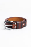 Shaded Leather Belt