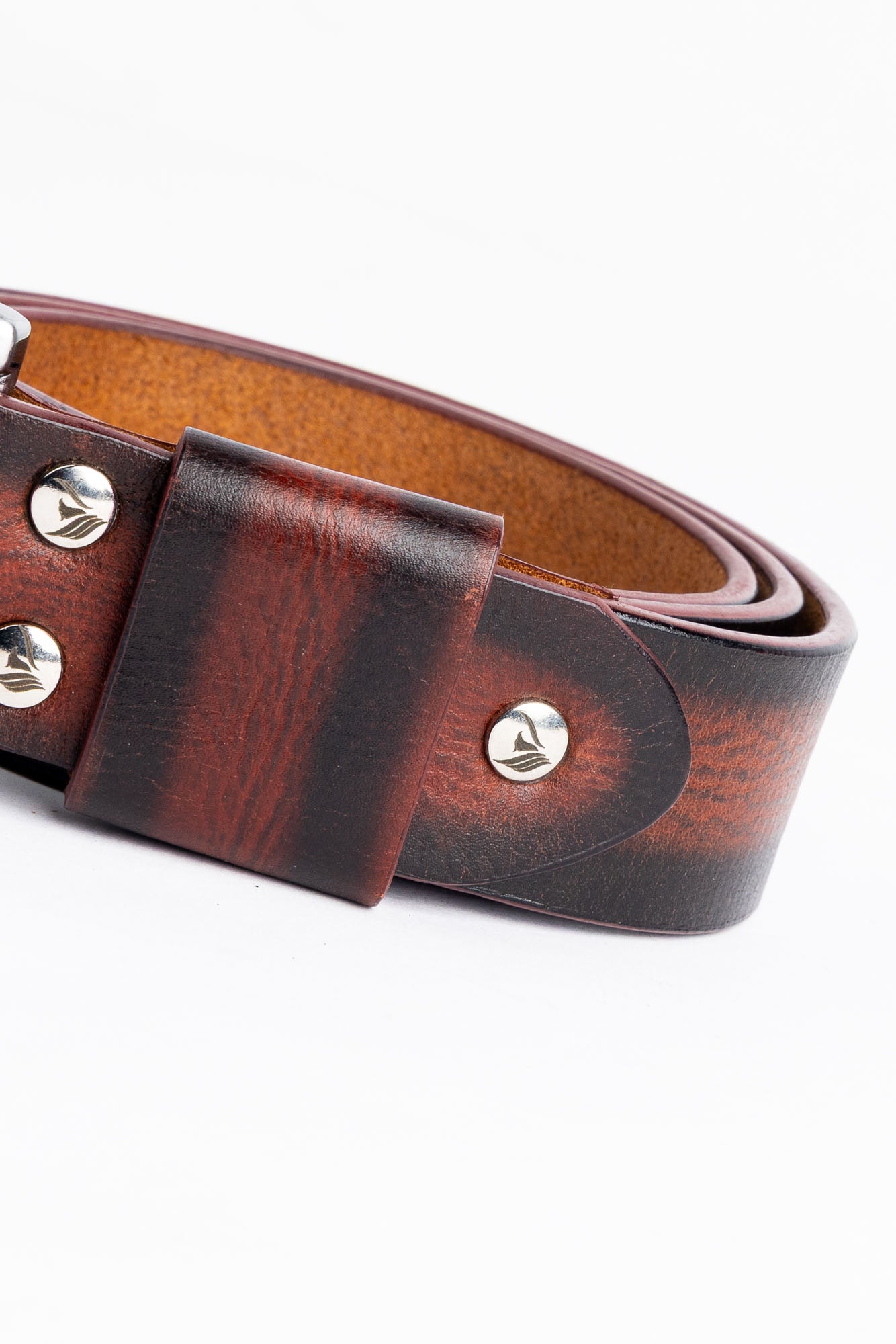 Shaded Leather Belt