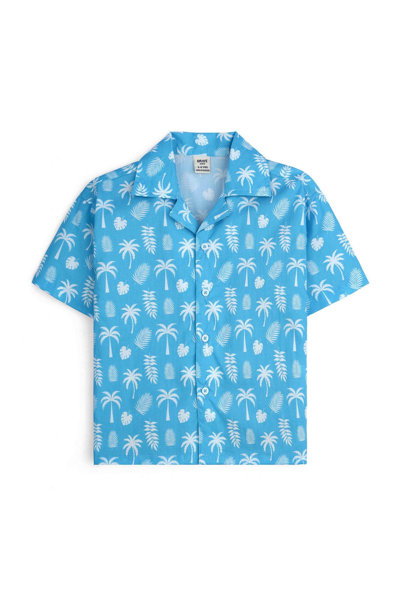Boys' Blue Paradise Tropical Shirt