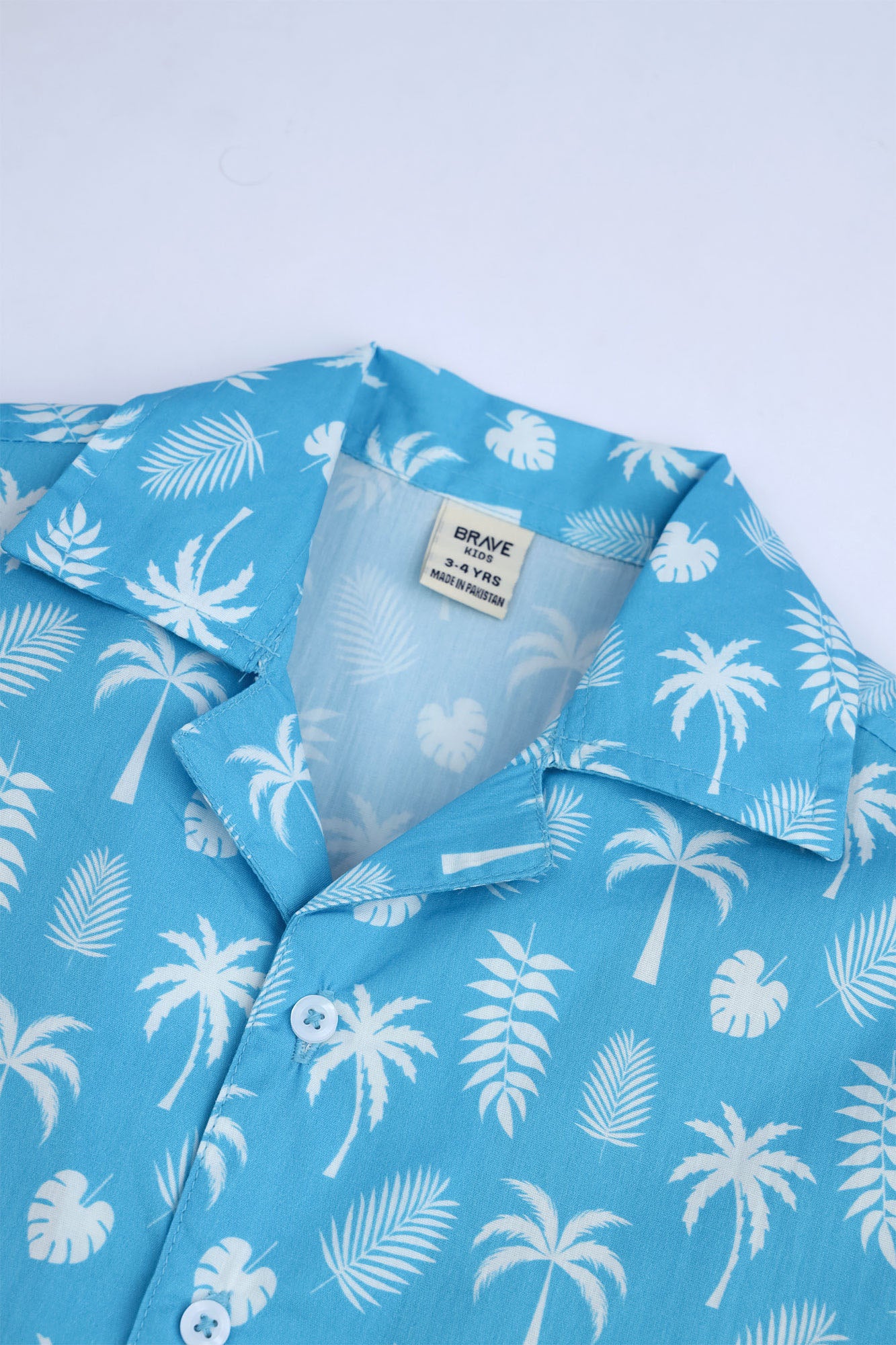 Boys' Blue Paradise Tropical Shirt
