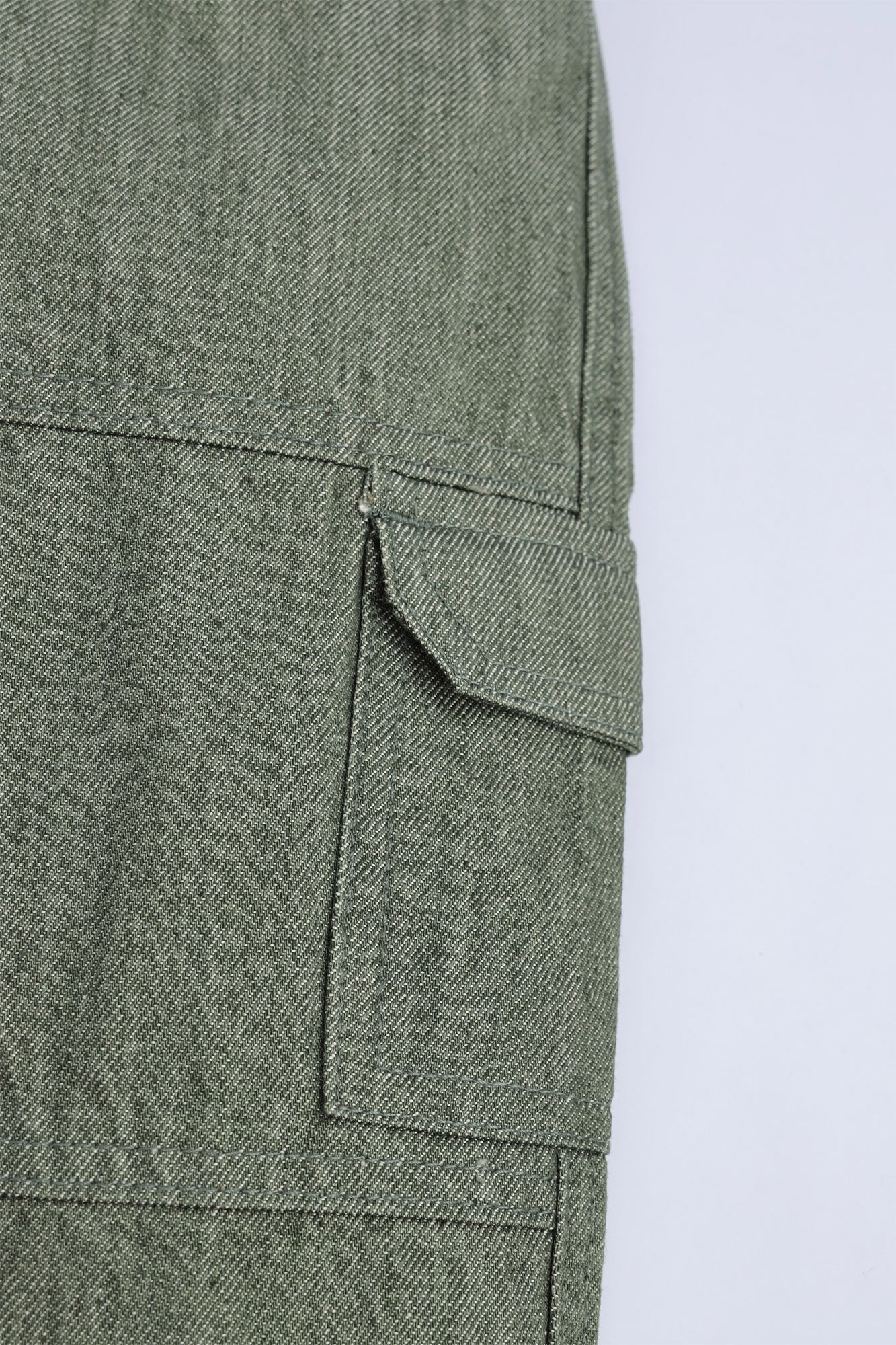 Boys' OLIVE Denim Cargo