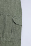 Boys' OLIVE Denim Cargo