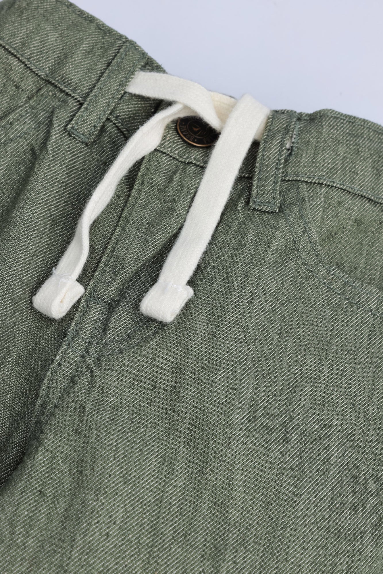 Boys' OLIVE Denim Cargo