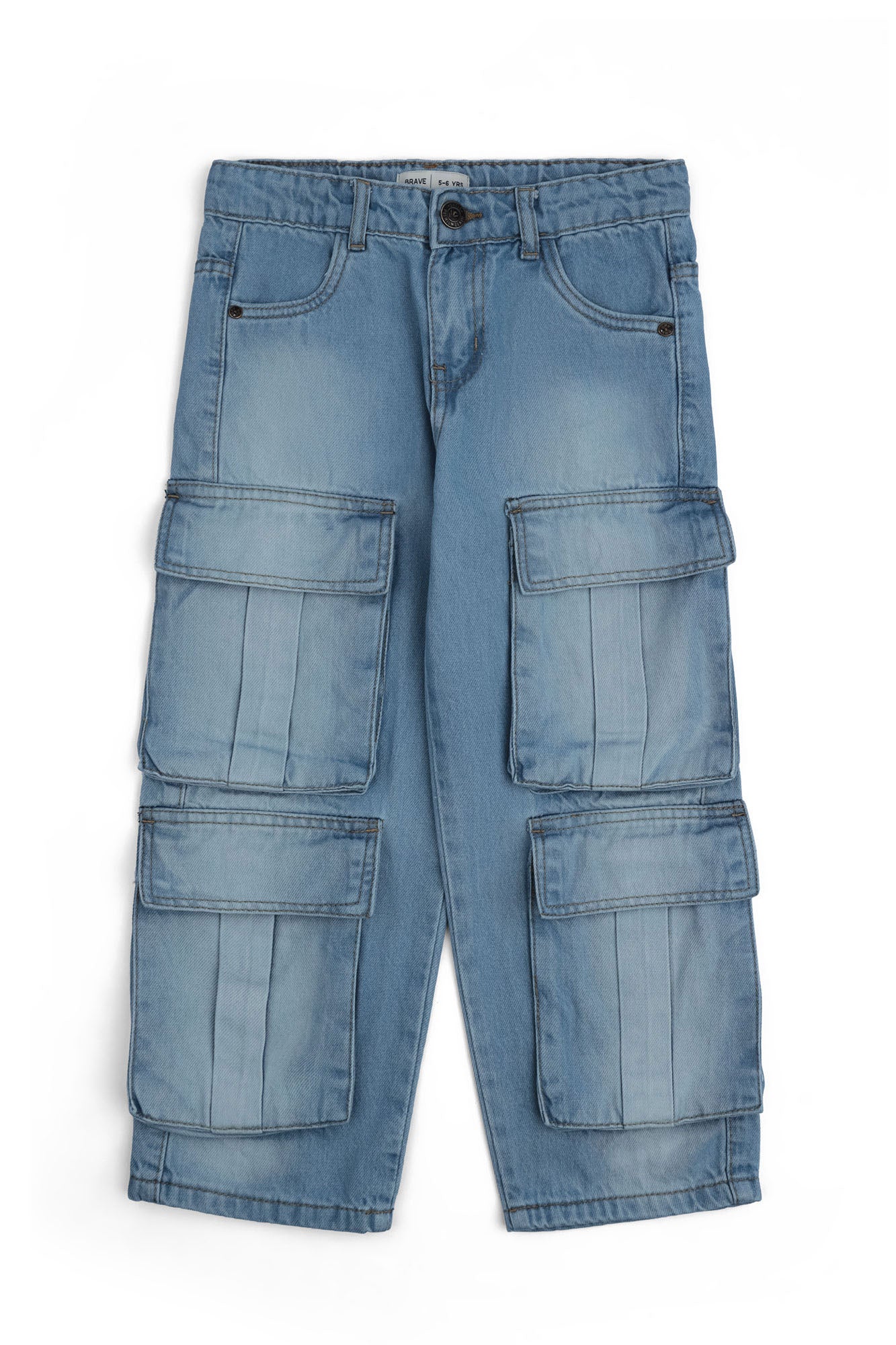 Boys' Multi-Pocket Cargo Jeans