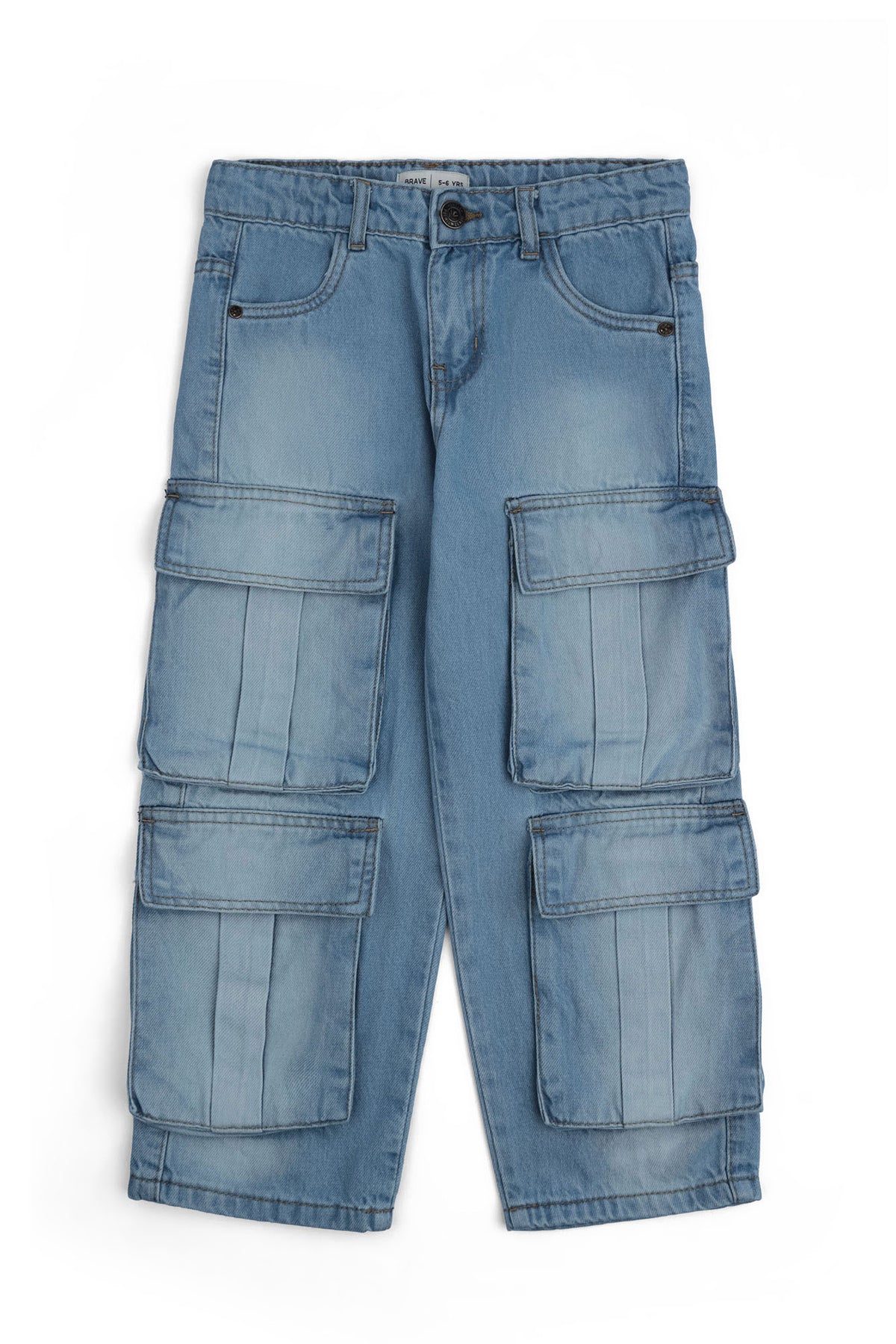 Boys' Multi-Pocket Cargo Jeans