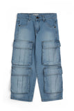 Boys' Multi-Pocket Cargo Jeans