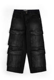 Boys' Multi-Pocket Cargo Jeans