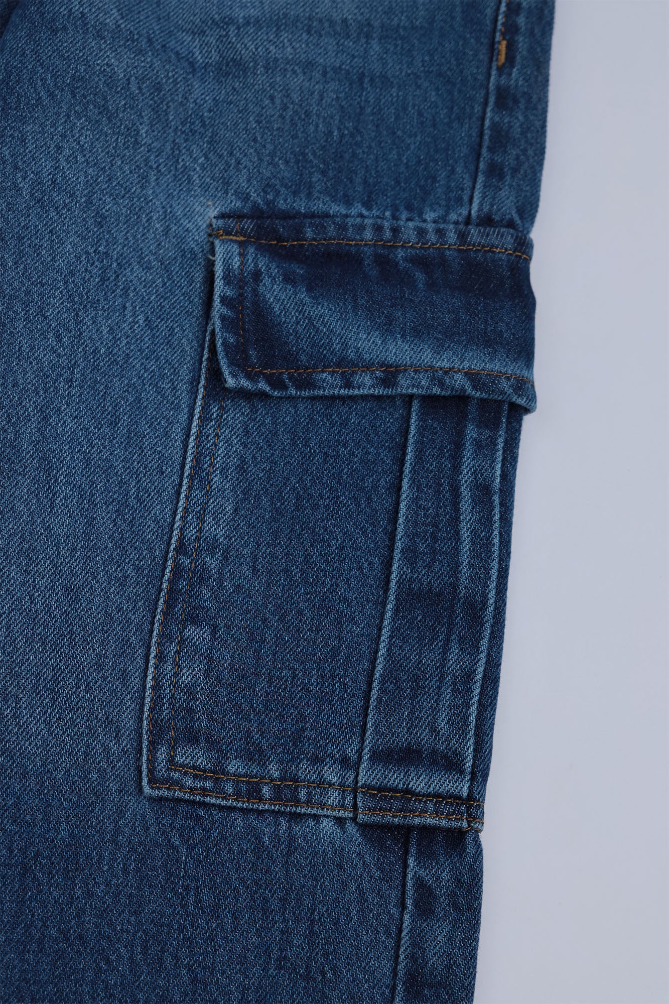 Boys' Comfort-Waist Cargo Jeans