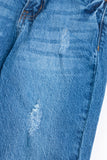 Light Wash Distressed Denim