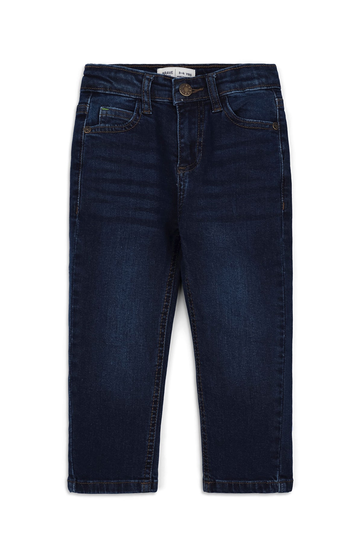 Boys' Classic Dark Wash Denim Jeans