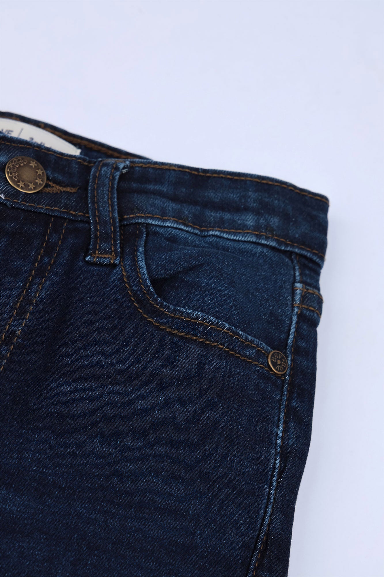 Boys' Classic Dark Wash Denim Jeans