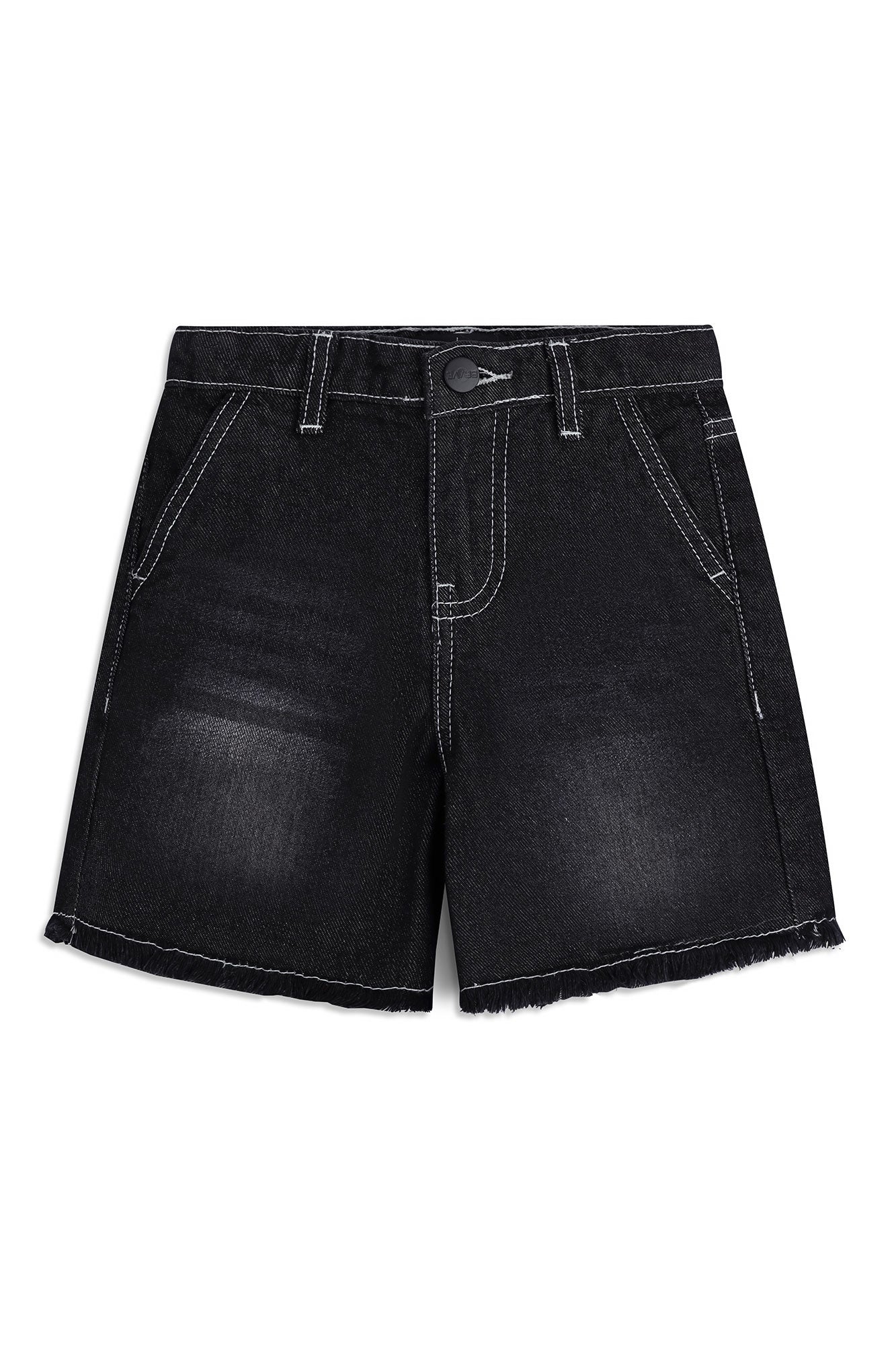 Boys Denim Black Tint Shorts