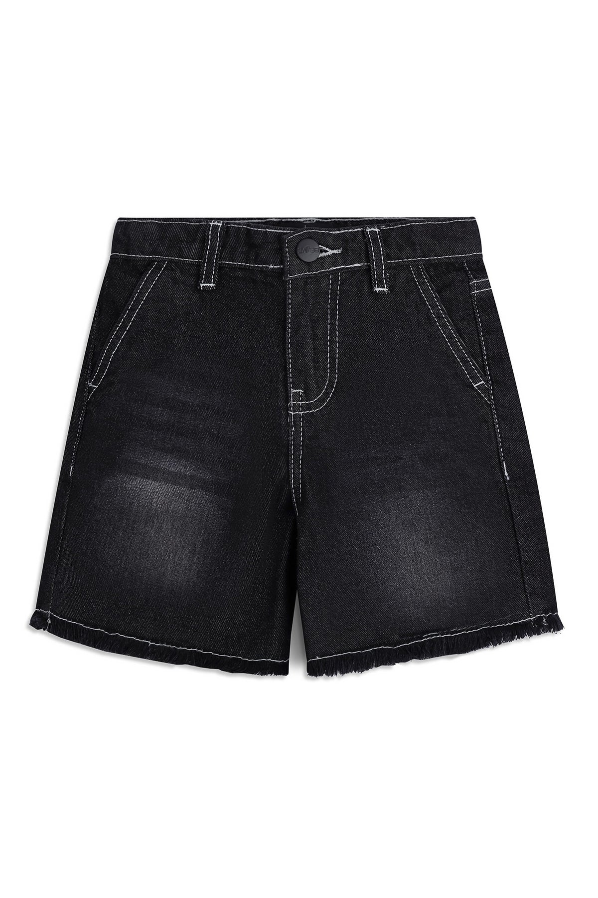 Boys Denim Black Tint Shorts