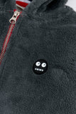 Plush Fur Zip-Up Hoodie