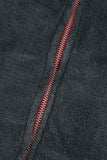 Plush Fur Zip-Up Hoodie