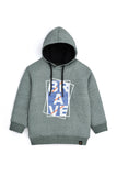 BRAVE Graphic Textured Hoodie