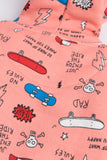 Fun Skate Print Hoodie