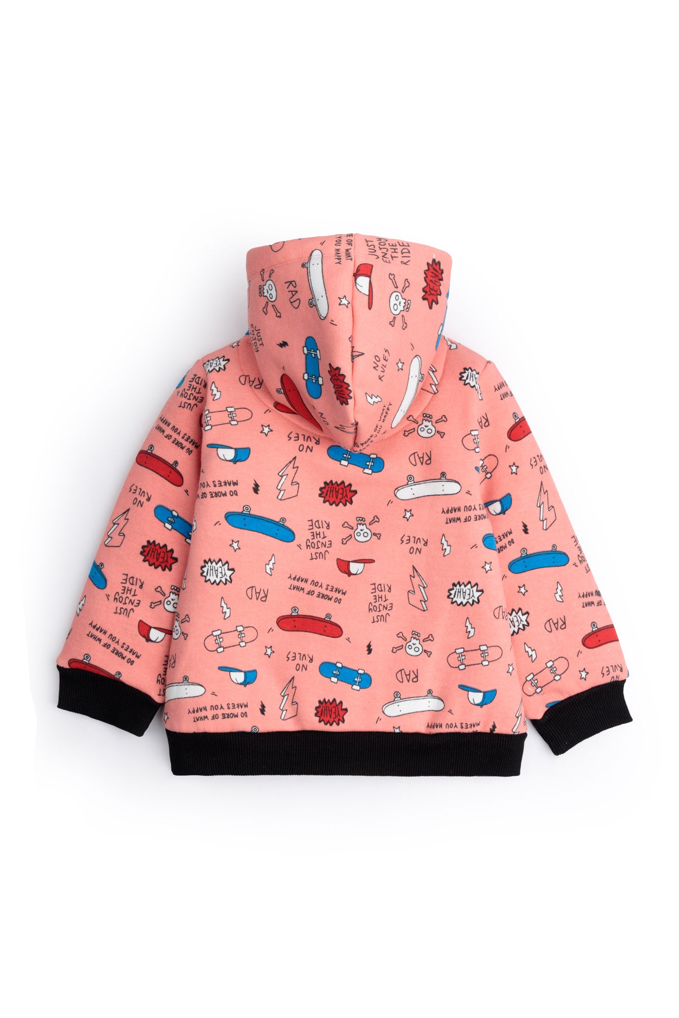 Fun Skate Print Hoodie