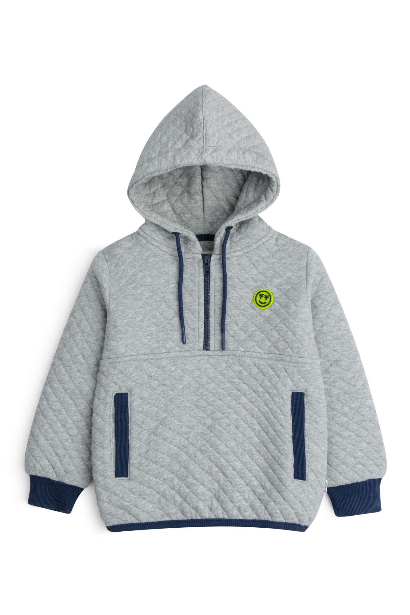 Quilted Half-Zip Hoodie