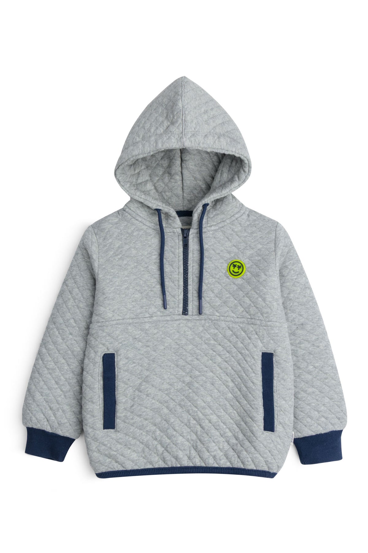 Quilted Half-Zip Hoodie