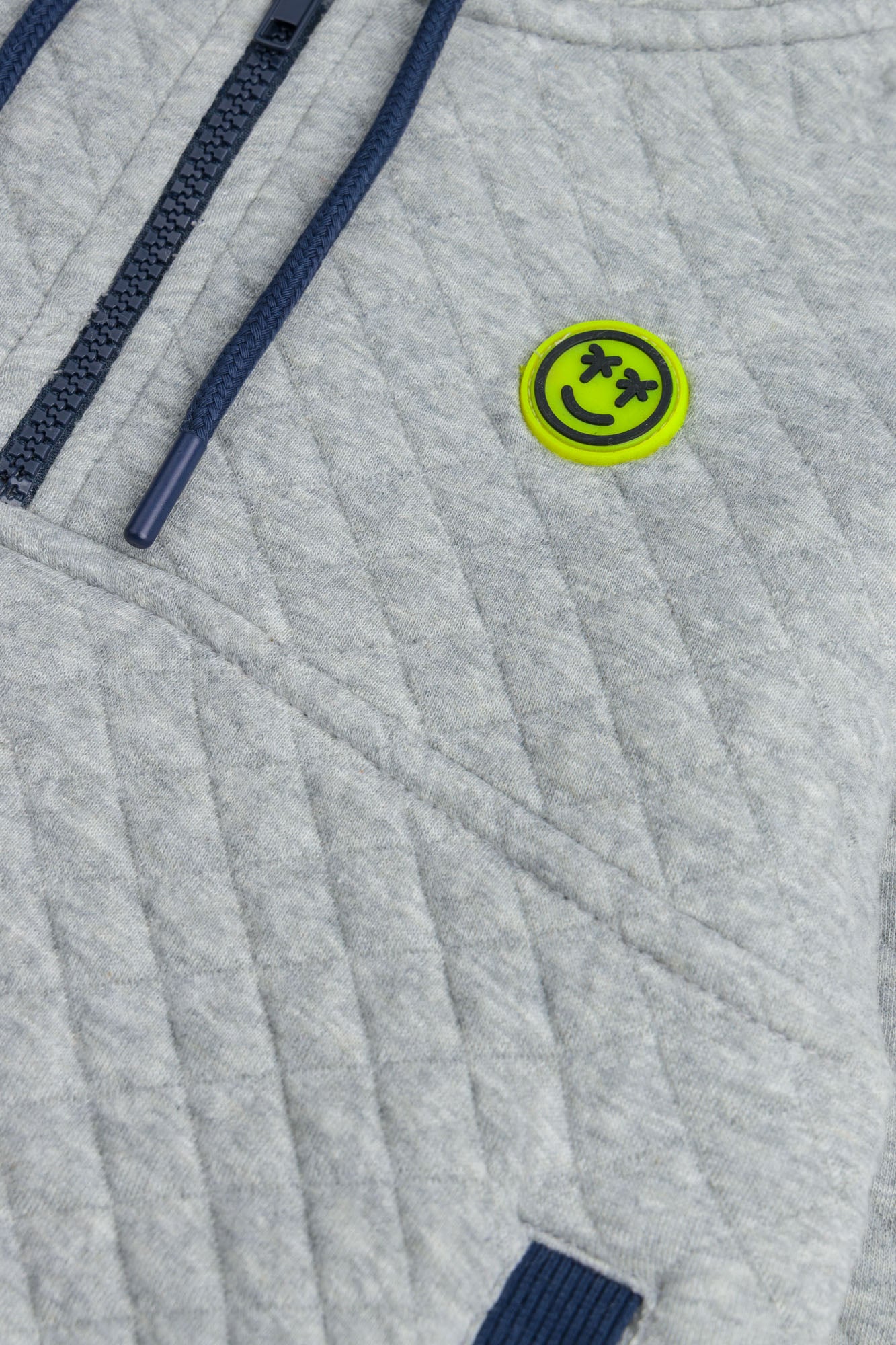 Quilted Half-Zip Hoodie