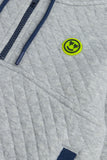 Quilted Half-Zip Hoodie