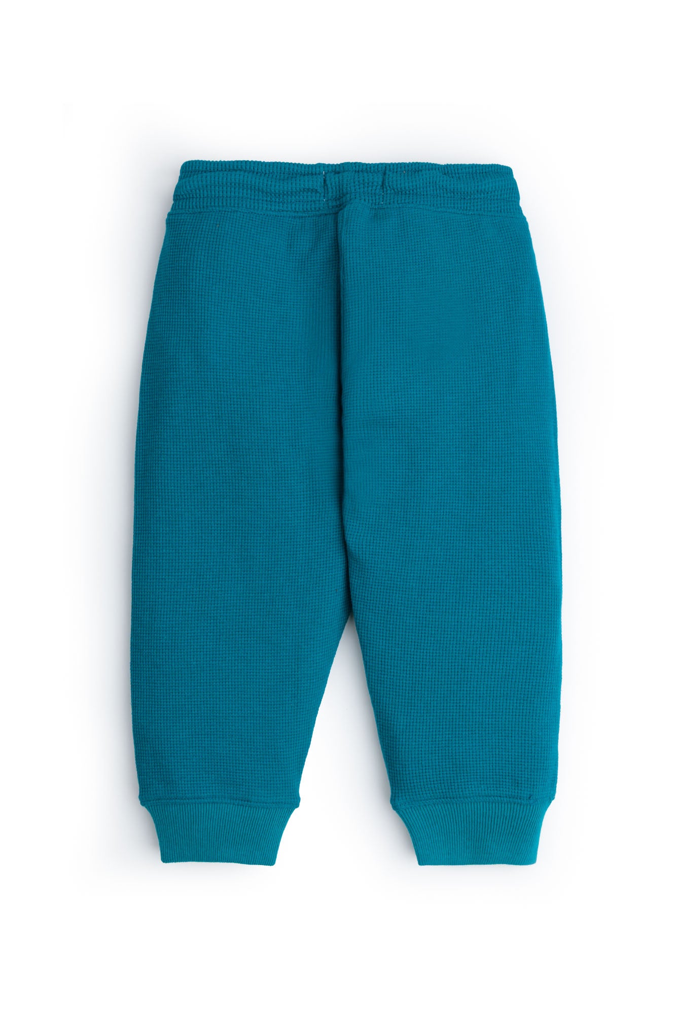 Teal Textured Knit Trouser