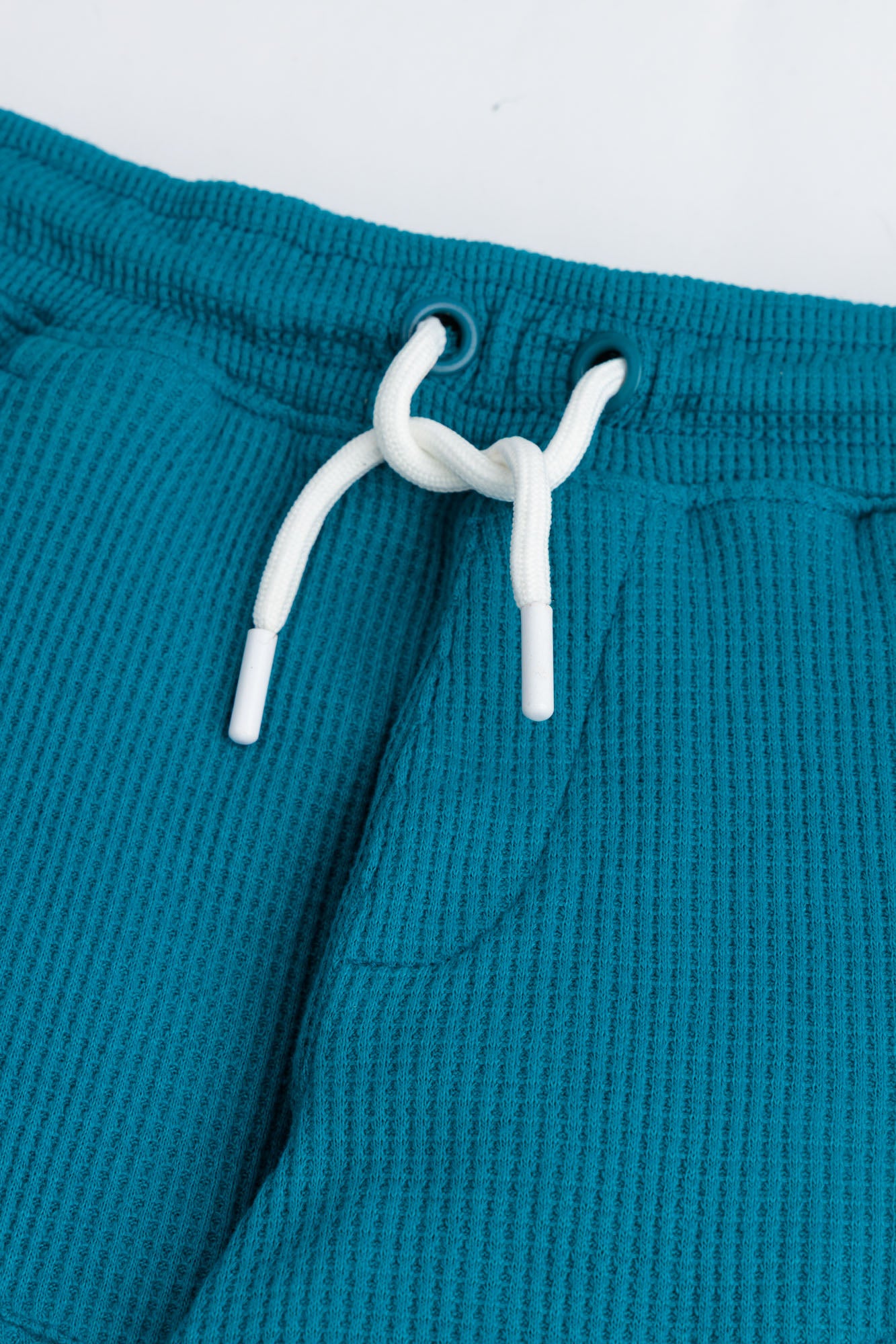 Teal Textured Knit Trouser