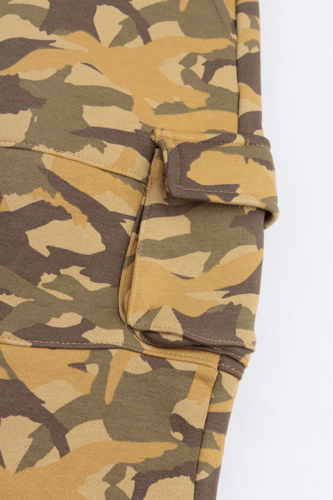 Camouflage Fleece Cargo Jogger