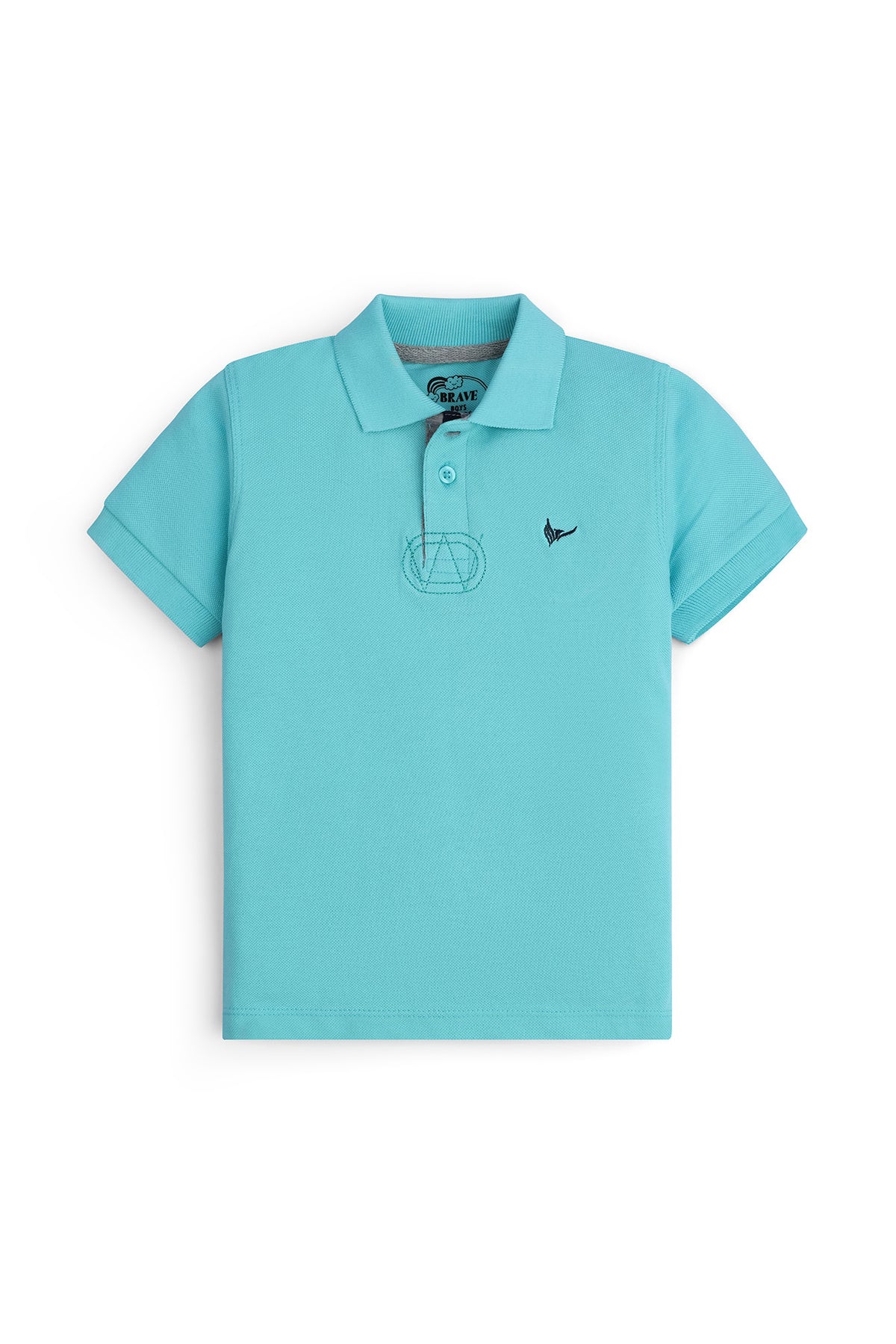 Boys' Aqua Blue Polo
