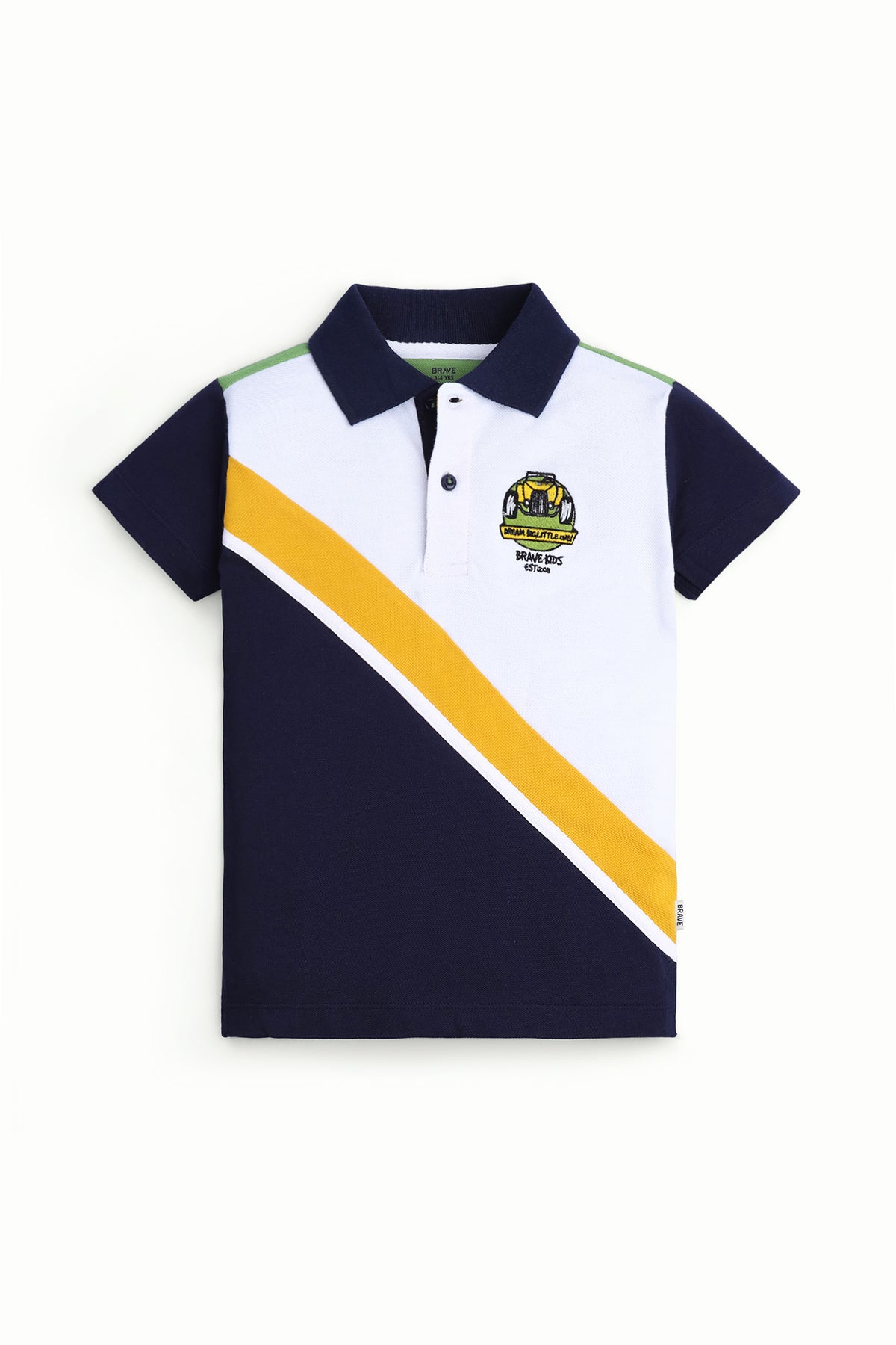 Boys' Color-Block Racing Polo
