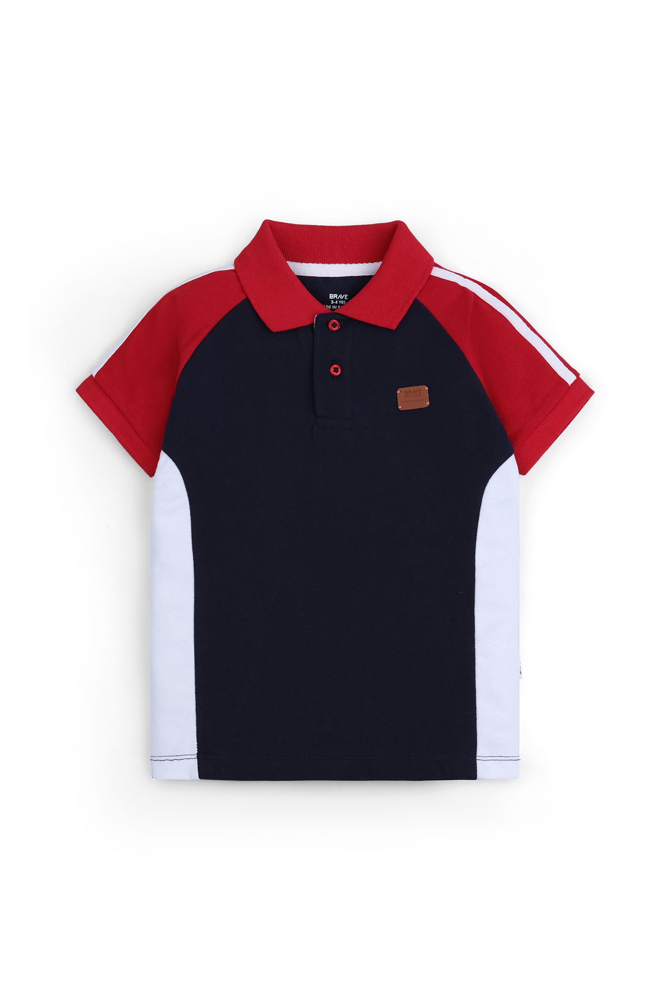 Boy's Sporty Color-Block Polo