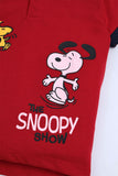 Boy's Snoopy Show Color-Block Polo