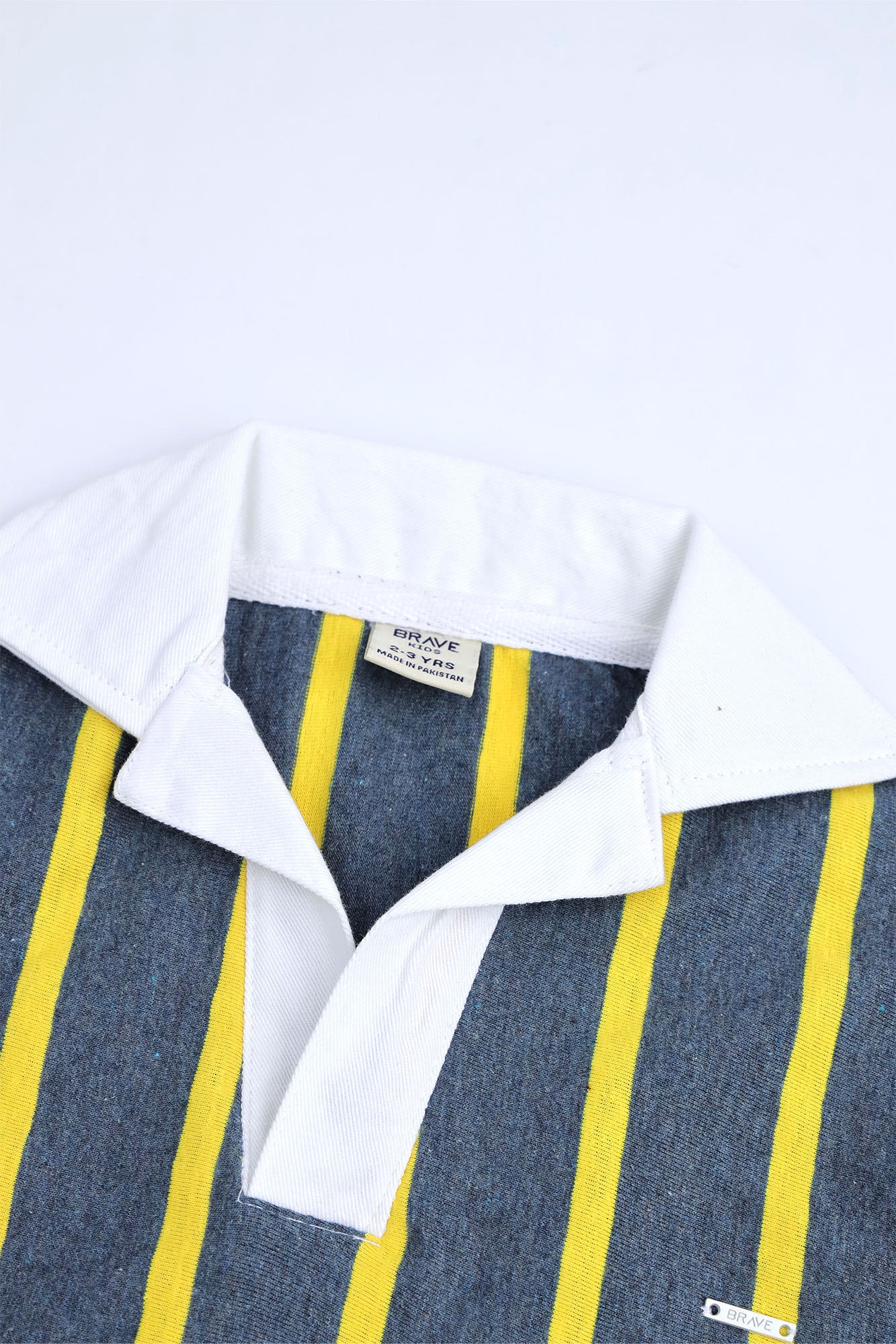 Boys' Vertical Stripe Boxy Polo