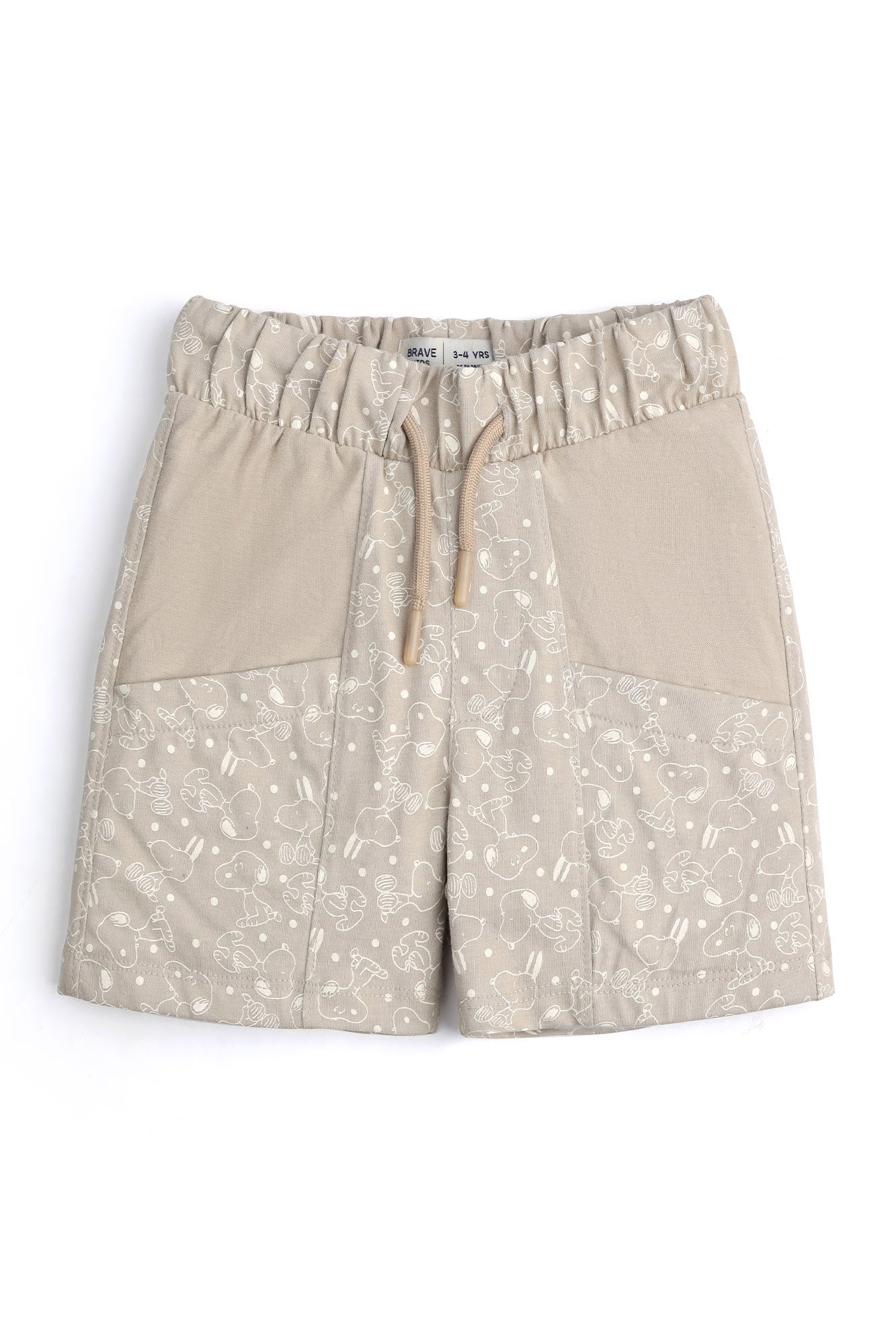 Boys' Playful Illustrated Jersy Shorts