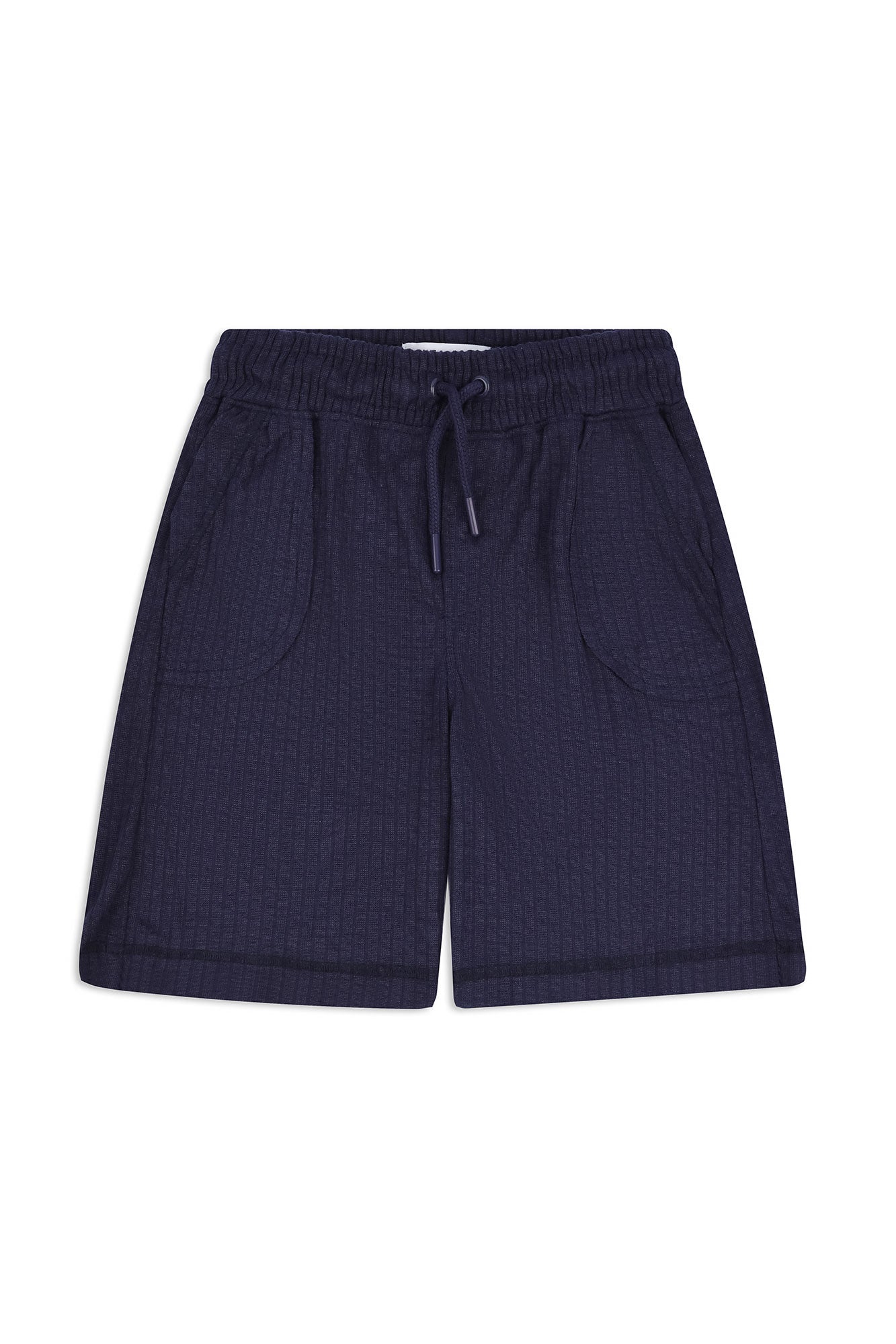 Textured Zip-Neck Boxy POLO SET