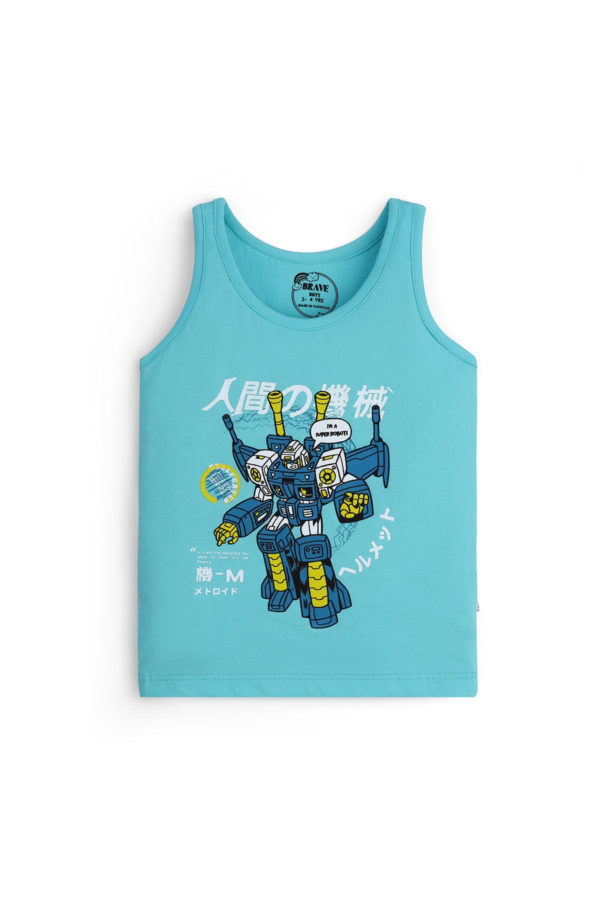 Boys' Robot Mecha Tank Top