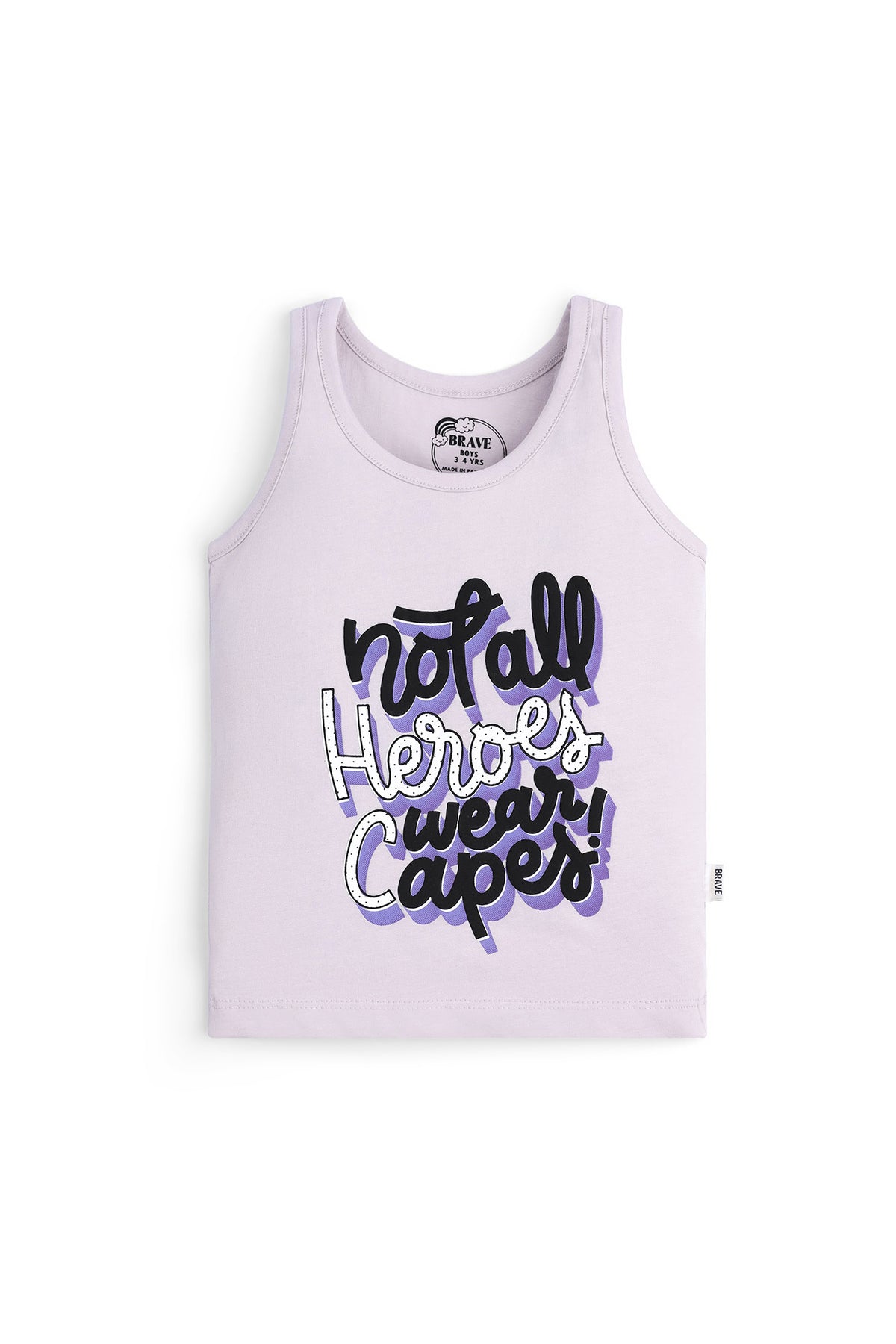Boys' "Not All Heroes Wear Capes" Tank Top
