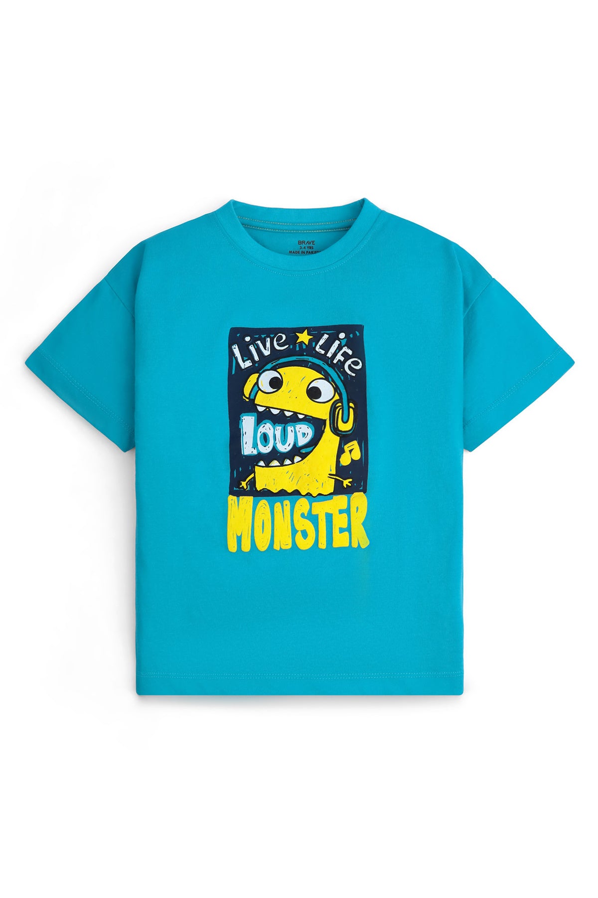 Boys' Turquoise Graphic Tee