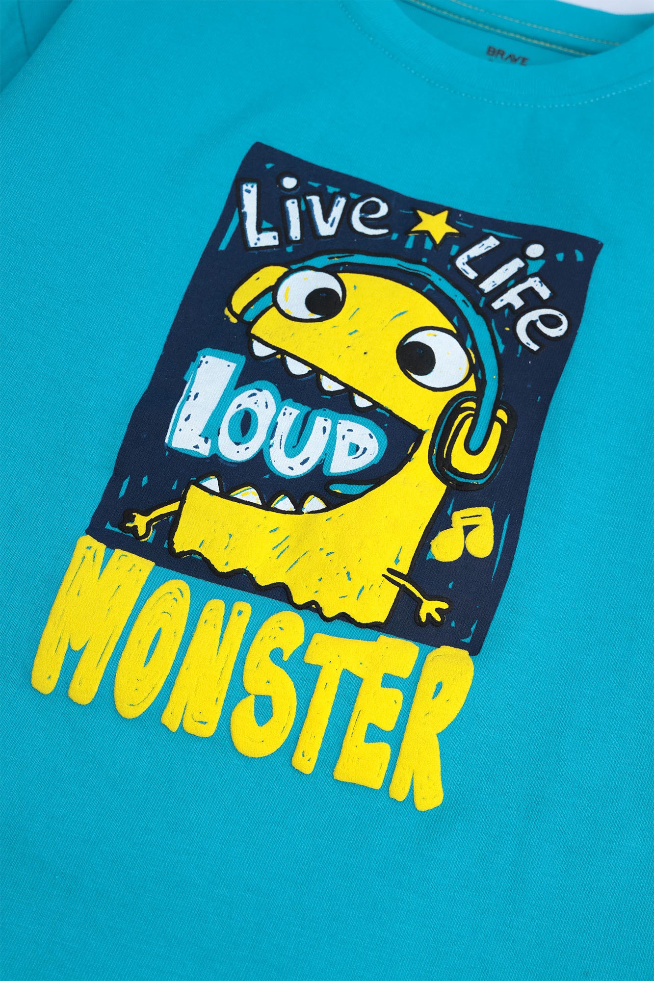 Boys' Turquoise Graphic Tee