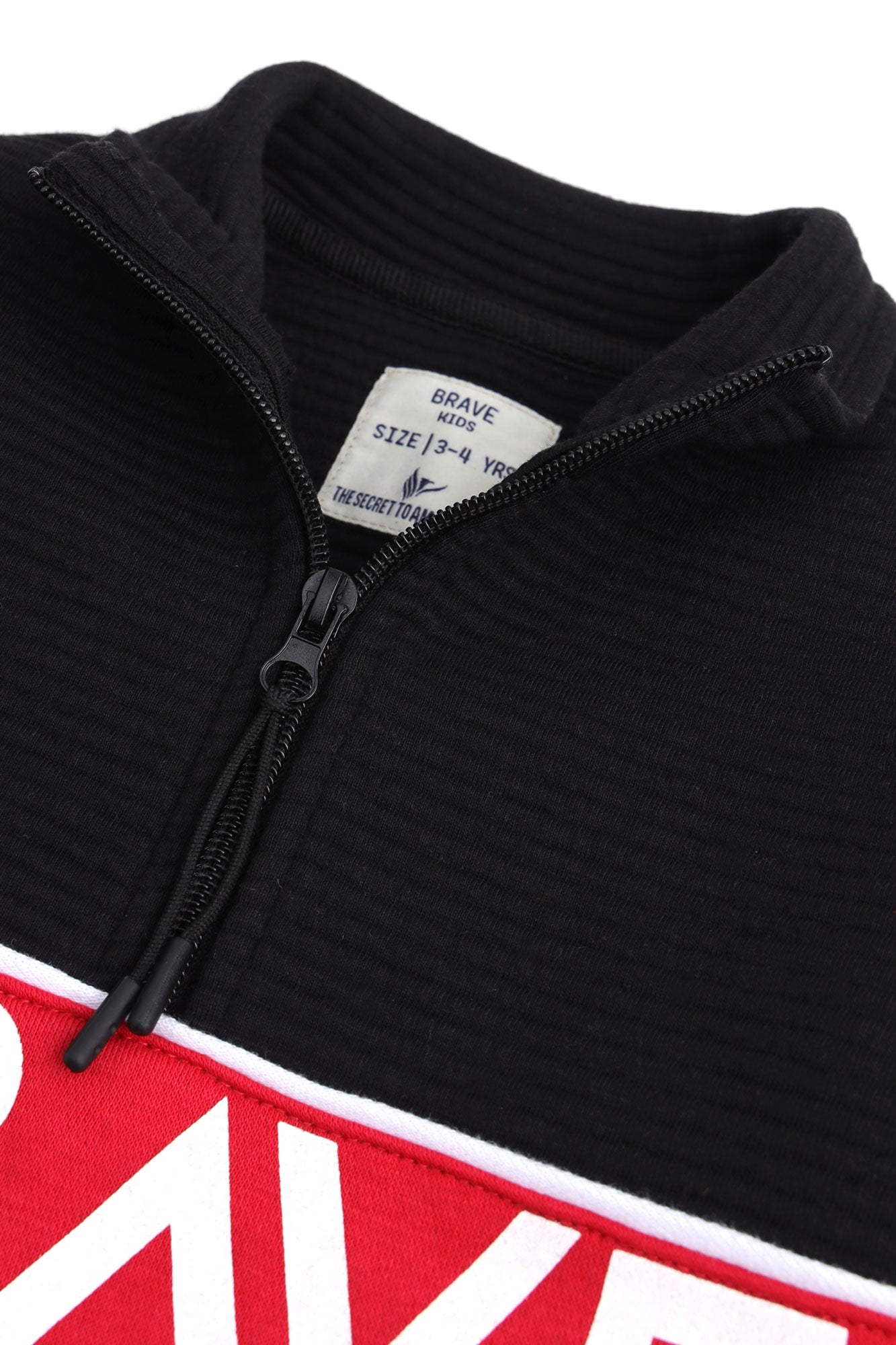 Quarter-Zip "BRAVE" Pullover