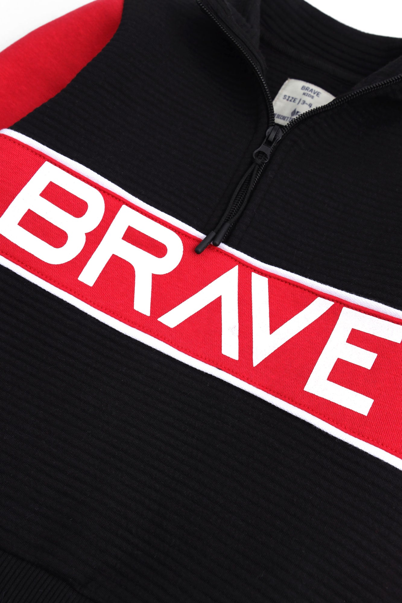Quarter-Zip "BRAVE" Pullover