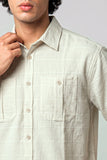 MEN CROPPED FIT SHIRT